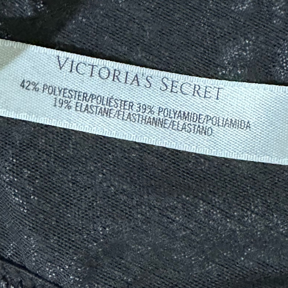 VICTORIAS SECRET SPORT VSX 32C GRAY SPORTS BRA HIGH IMPACT ZIP FRONT BLACK 32 C - Picture 4 of 6